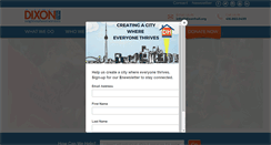 Desktop Screenshot of dixonhall.org