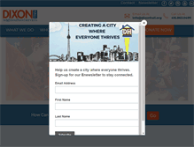 Tablet Screenshot of dixonhall.org